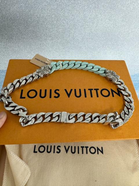 Louis Vuitton Louis Vuitton Color-Block Cuban Chain Necklace (Runway Piece)