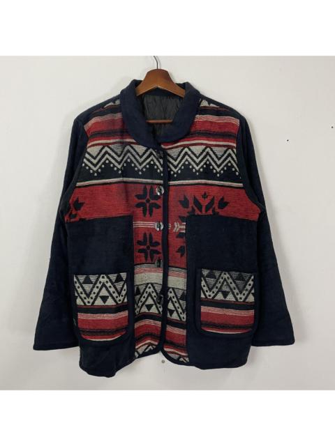 Other Designers Designer - Vintage Unbranded Button Ups Art Jacket