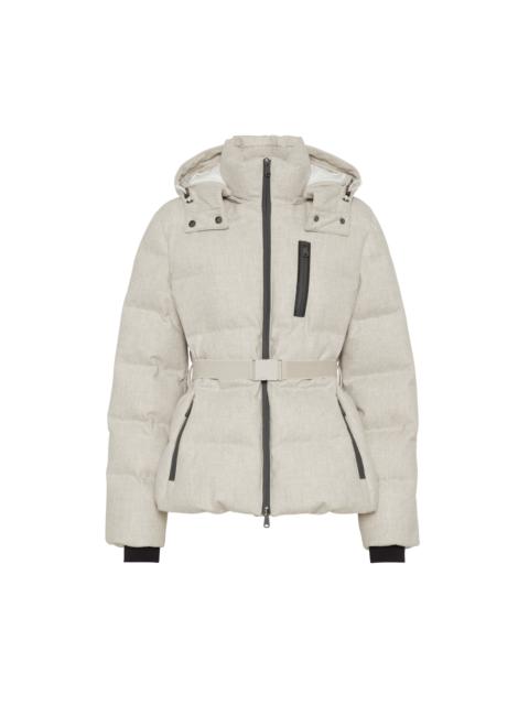 Brunello Cucinelli Brunello Cucinelli Mountain down jacket in Light Grey at Nordstrom