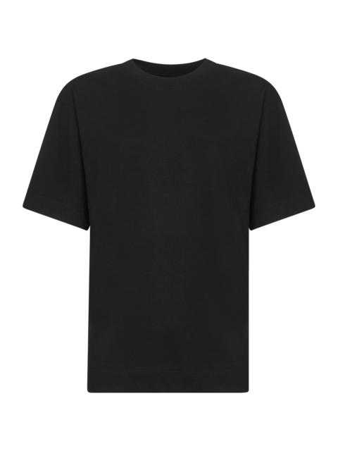 Dries Van Noten Black cotton jersey oversized T-shirt