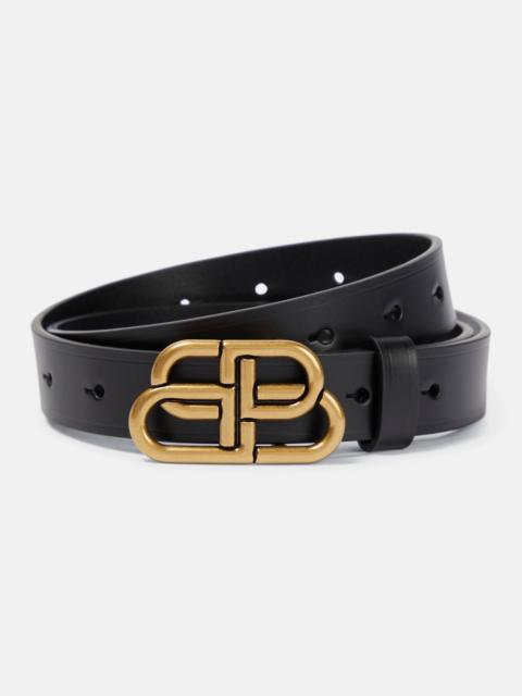 BALENCIAGA Slim leather belt
