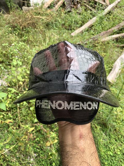 Other Designers Phenomenon Transparent PVC Croc Skin Flip Snapback