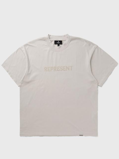 REPRESENT Embroidered Serif Logo T-Shirt