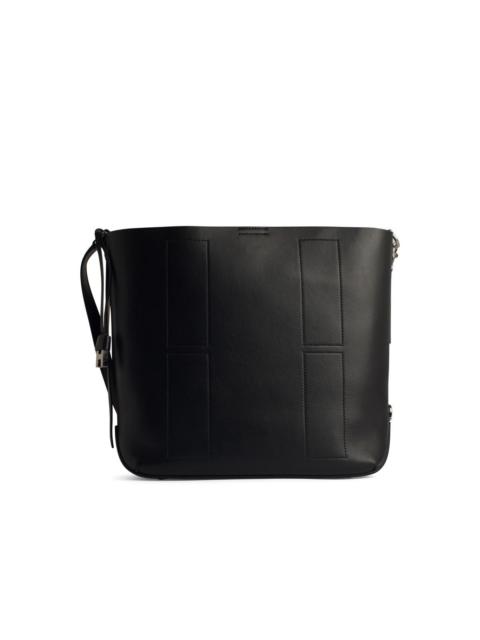 HOGAN Hogan 'H01' Black Leather Crossbody Bag