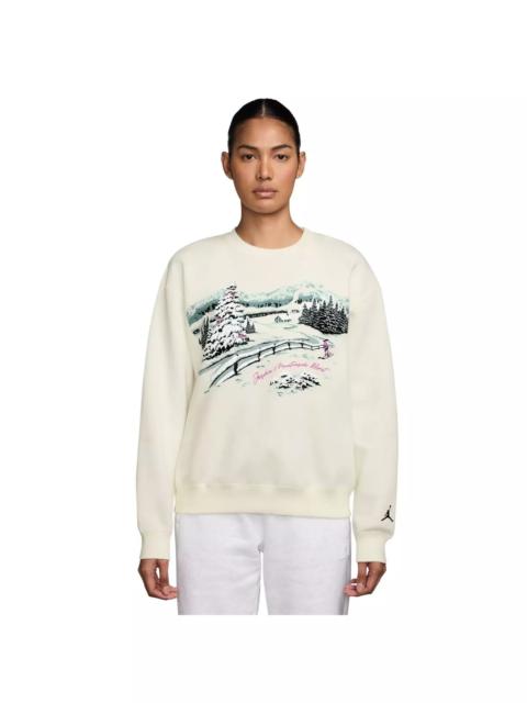 Jordan Women's Brooklyn FLeece Crew-Neck Sweatshirt