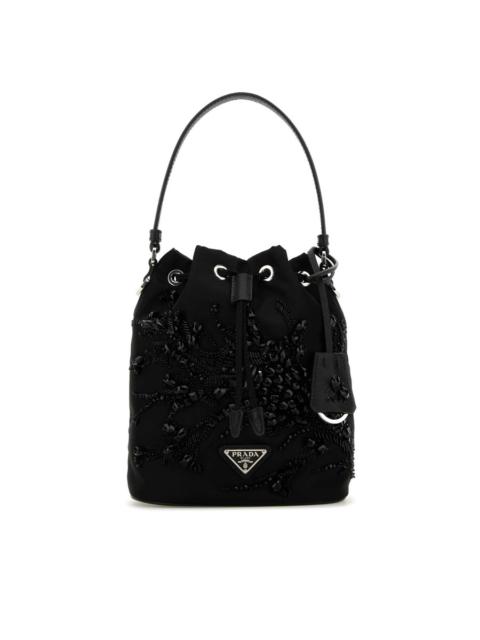 Prada Prada Black Nylon Bucket Bag