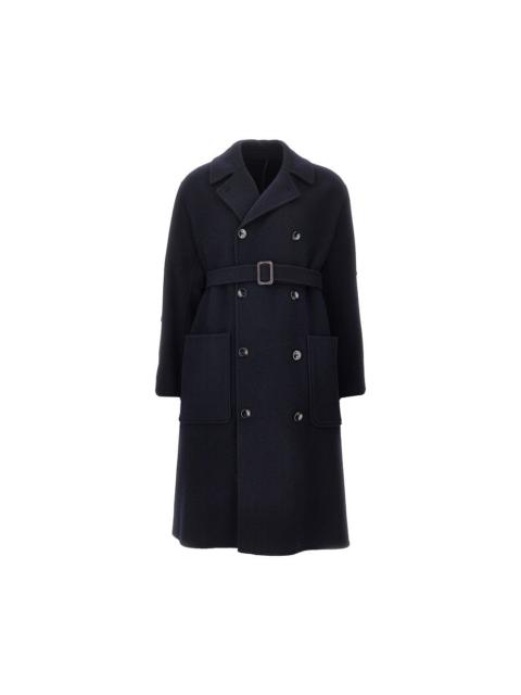 EMPORIO ARMANI Emporio Armani Wool Double-breasted Coat Blue Men