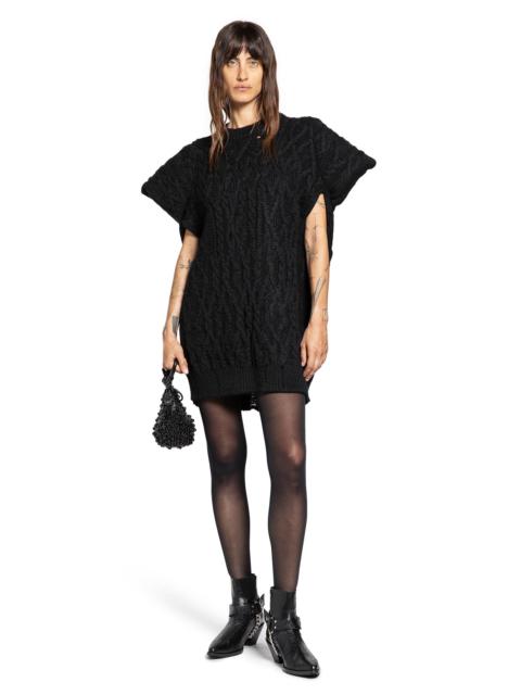 Junya Watanabe Mini Dress In Jacquard Knit