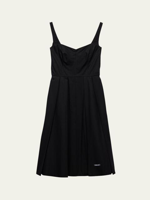 Prada Fit-and-Flare Sleeveless Dress
