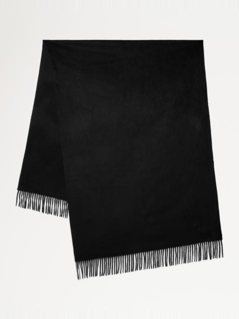 Mulberry Solid Merino Wool Scarf
Black Merino Wool