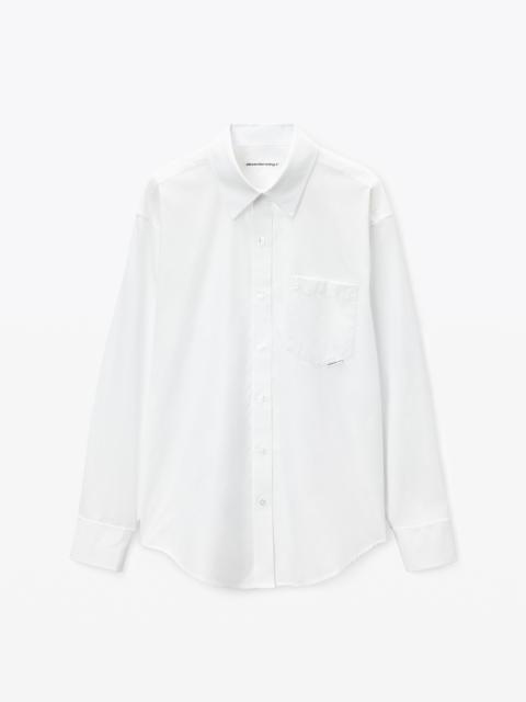 Alexander Wang Boyfriend Shirt in Cotton