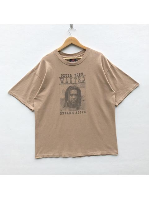Other Designers Vintage Peter Tosh Wanted Dread & Alive Shirt