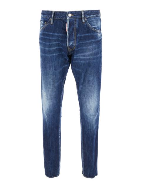 Dsquared2 Men 'Cool Guy' Blue Jeans With Faded Effect In Denim Man