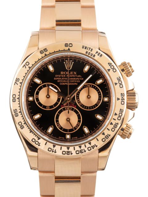 ROLEX Pre-owned Rolex Daytona Ref 116505 Black Dial