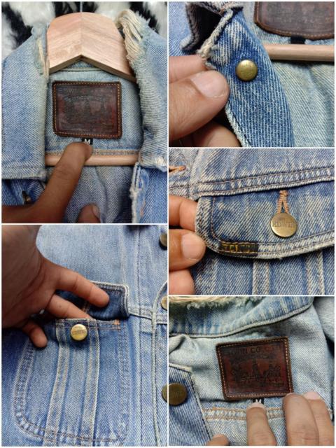 Other Designers Other - Vintage Edwin Distressed Jean Jacket