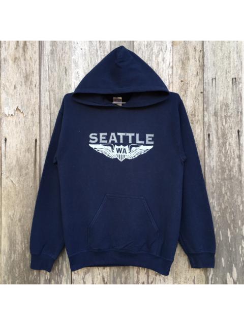 Other Designers Vintage - Vintage Seattle Hoodie Big Logo