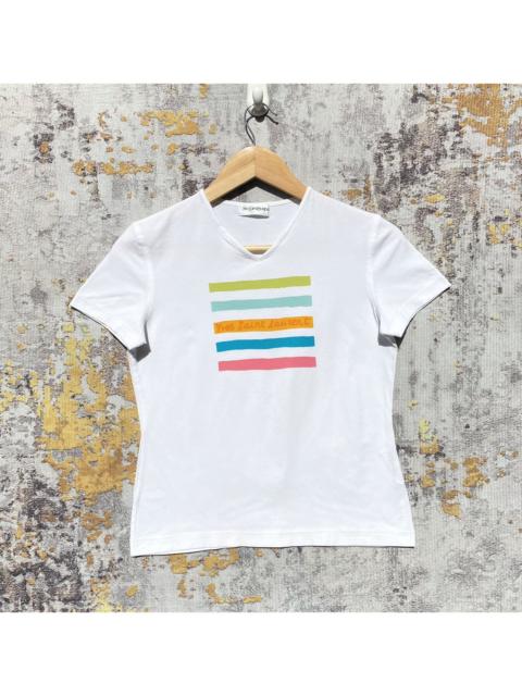 SAINT LAURENT Vintage Yves Saint Lauren Shirt Spellout YSL Luxury Brand