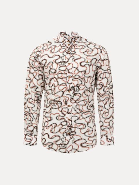 Vivienne Westwood TWO BUTTON KRALL SHIRT