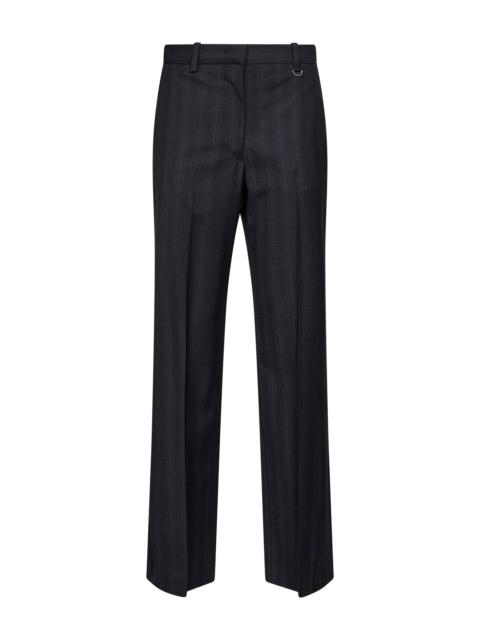 Isabel Marant Étoile Marant Etoile Women Dark Anthracite Check Virgin Wool Noanda Trousers