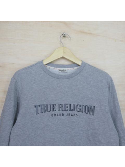 Other Designers Vintage 90s TRUE RELIGION Brand Jeans Big Logo Sweater Sweatshirt Pullover Jumper