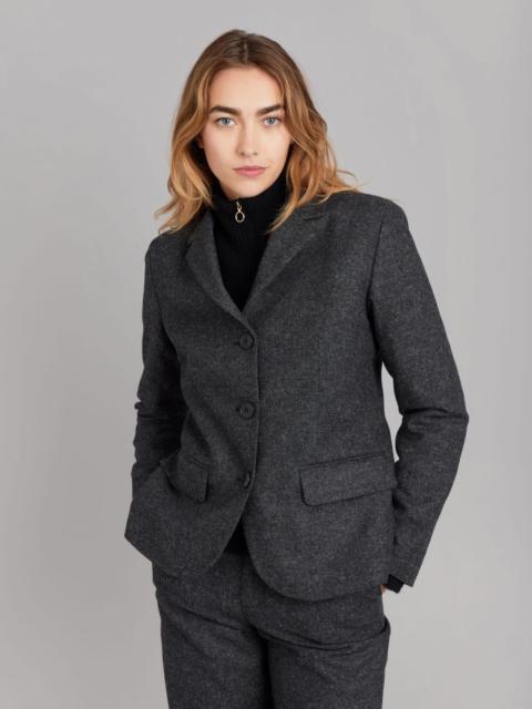 Agnes b. Wool Blend Blazer Shawl Collar (Size 2)