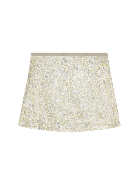 Ganni Gold Skirts - A-Line Skirts Women