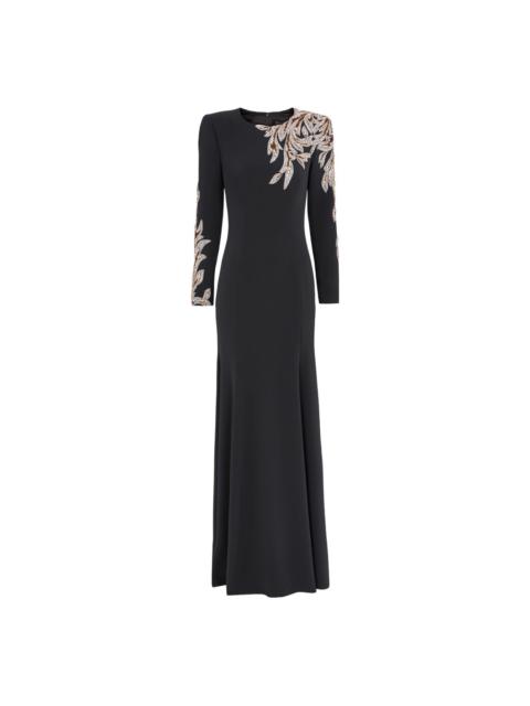 Honor sequin-embellished maxi dress