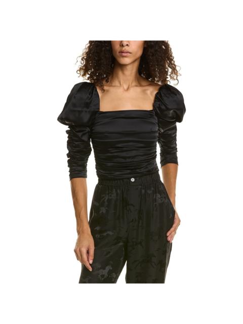 Alice + Olivia alice + olivia Katrice Silk-Blend Top