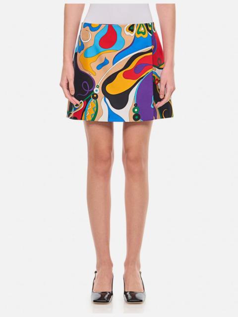 SILK TWILL SKIRT