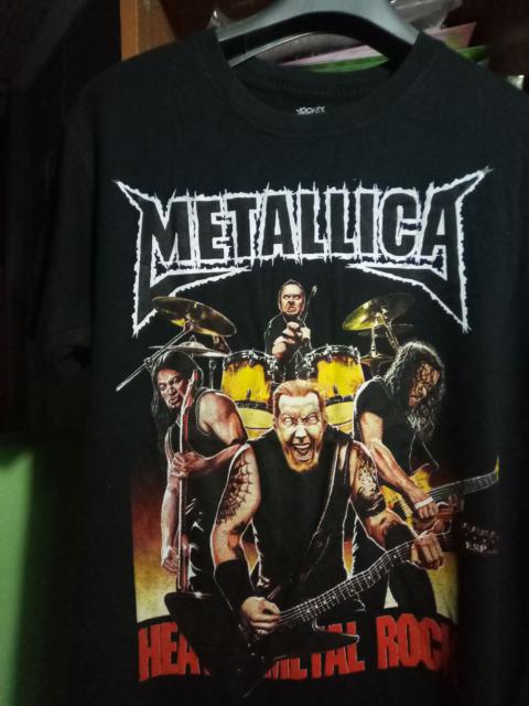 Other Designers Metallica Band t Shirt line up cartoon bands fashion