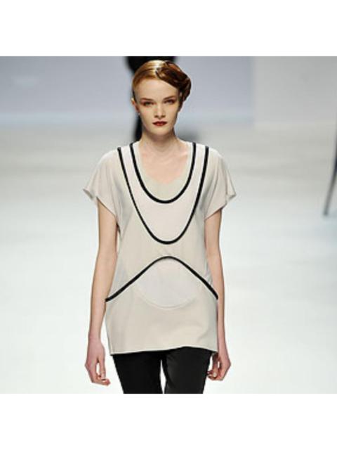 ISSEY MIYAKE Issey Miyake Women's White Blouse