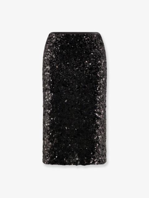 PINKO Pinko Pappacieca Pencil Skirt With Sequins