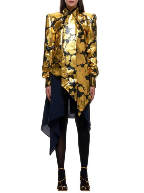 Richard Quinn Silk Ribbon Collar Shirt