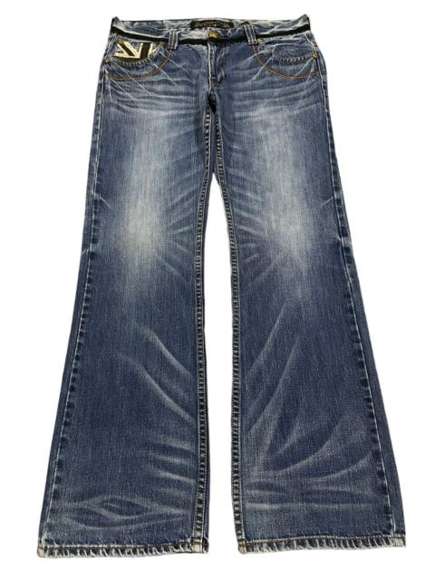 Other Designers Streetwear - Vintage Japanese Brand Embroidered Style Bootcut Jeans