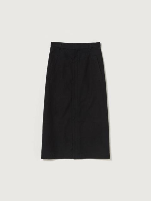 AURALEE WOOL COTTON LINEN OX SKIRT
