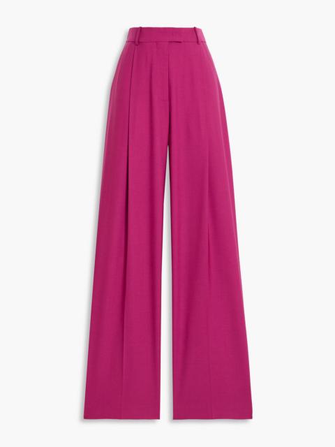 Another Tomorrow Wool-blend wide-leg pants