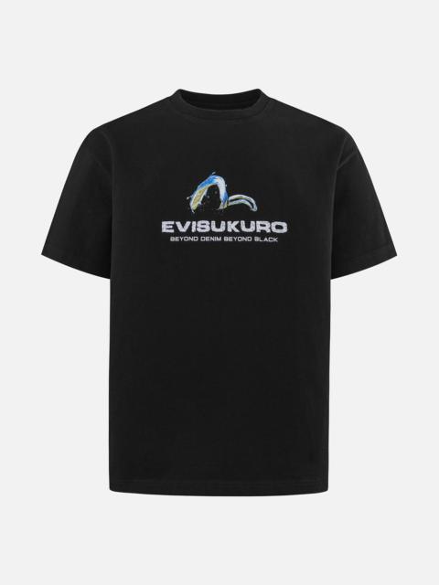 EVISU Surf Seagull Print Relax Fit T-shirt