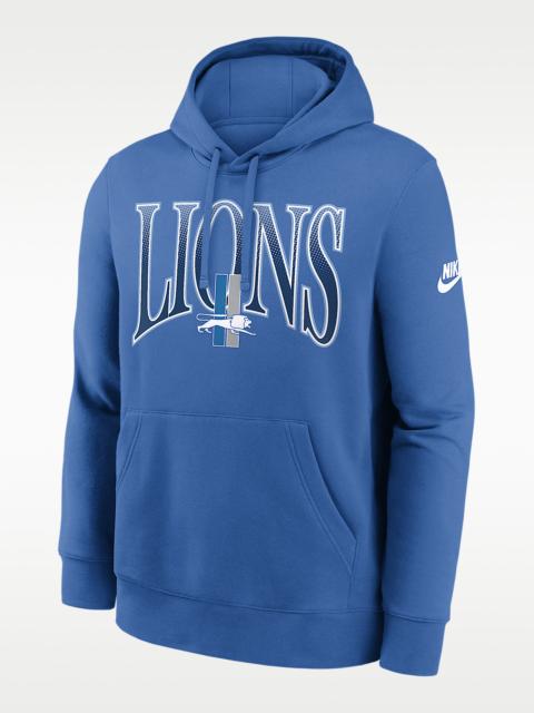 Nike Detroit Lions Rewind Club Men's Nike NFL Pullover Hoodie