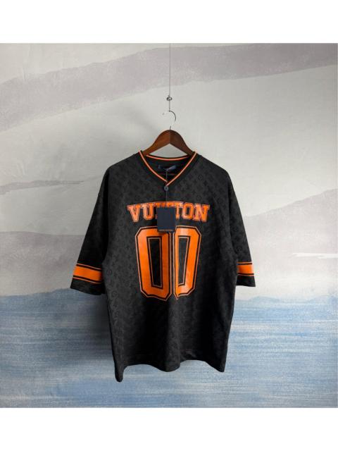 Louis Vuitton Louis Vuitton Black Short Sleeve V-neck Shirt