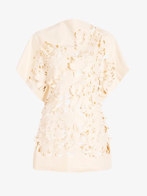 Proenza Schouler Dima Top in Lacquered Cotton