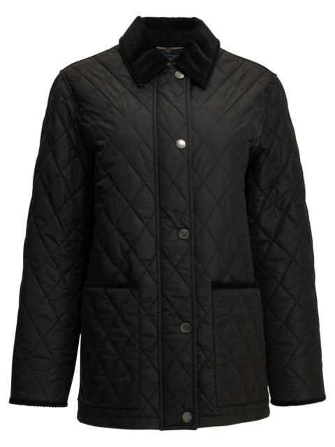 Burberry Burberry Country Quilted Jacket Black