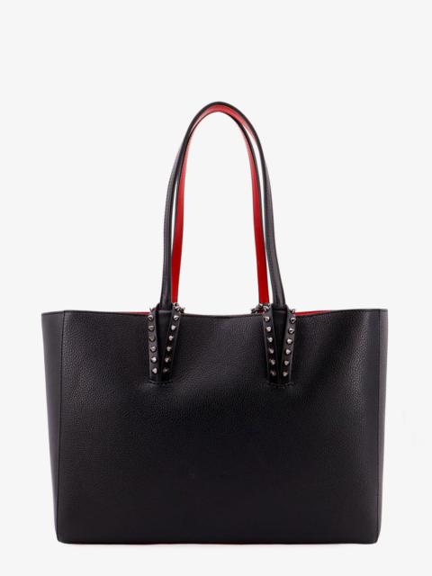 Christian Louboutin Cabata Leather Shoulder Bag With Studs