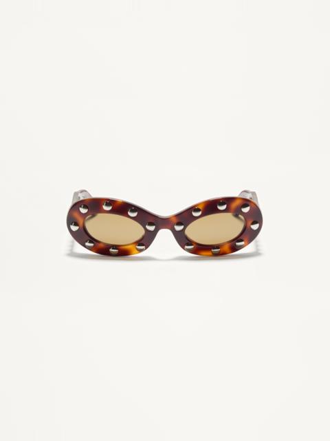 Valentino OVAL EYEWEAR IN ACETATE
