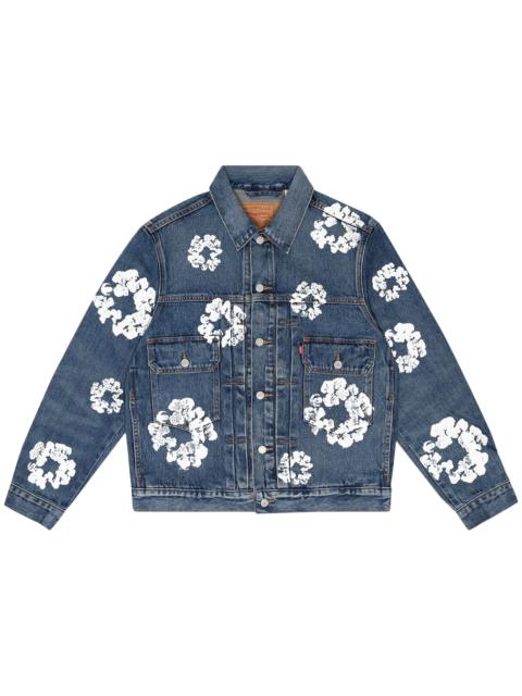 Denim Tears Type II All Over Wreath Jacket 'Dark Wash'