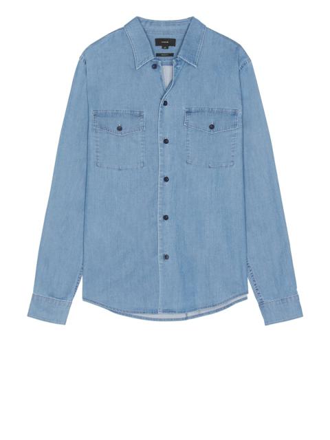 Vince Double Patch Pocket Long Sleeve Shirt