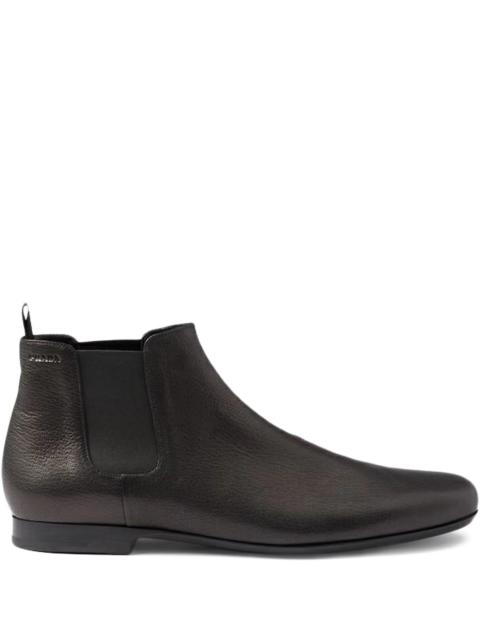 Prada Prada Logo-embossed Chelsea Boots