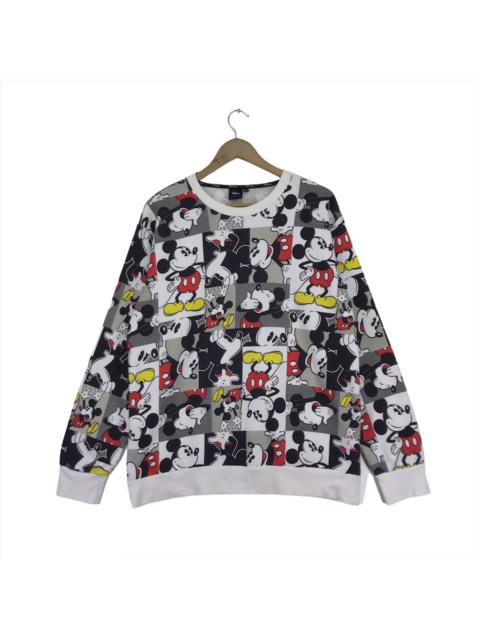Other Designers Mickey Mouse - Mickey Mouse Over Print Sweatshirt Crewneck