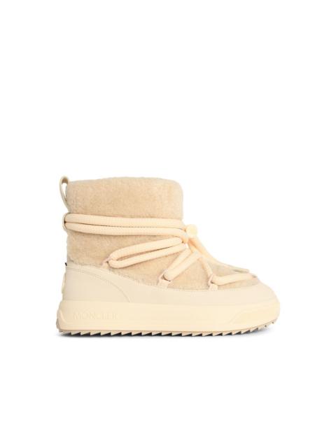 Moncler Moncler 'MONCLER Altive Mid' Snow Boots In Light Beige 'TEDDY'