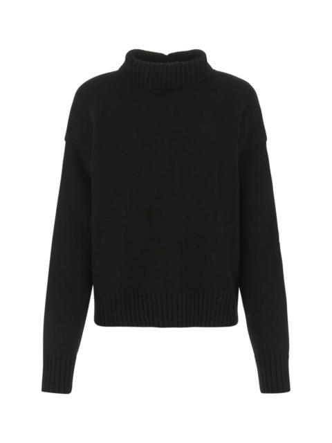 Jil Sander Jil Sander Women Black Cashmere Blend Oversize Sweater