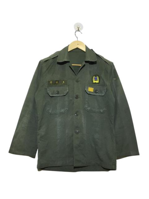 Other Designers Vintage - Vintage Korean HBT Military Uniform Harringbone Twill